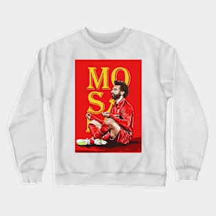 Zen of the Goal: Illustrating Mo Salah Crewneck Sweatshirt